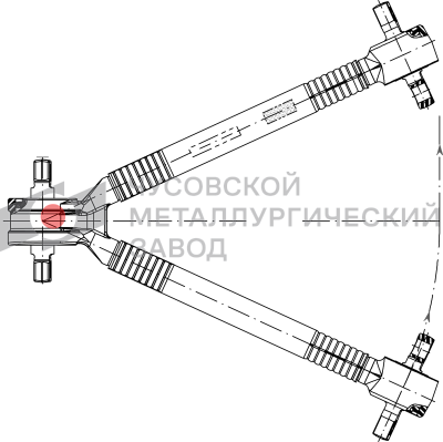 Штанга V-образная Mercedes-Benz